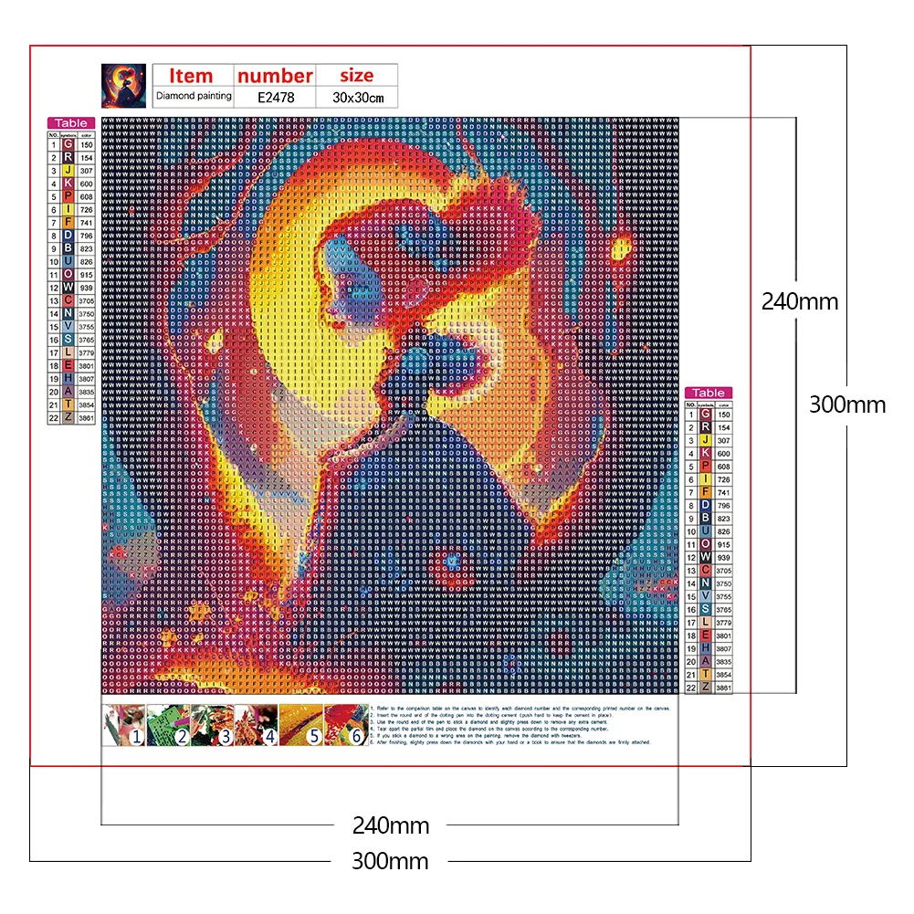 Full Round Diamond Painting 30*30cm - Little Girl