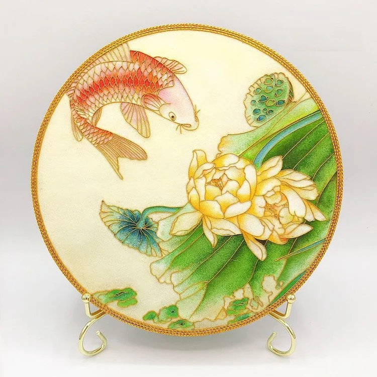 Goldfish & Lotus - Cloisonne DIY Painting Kits