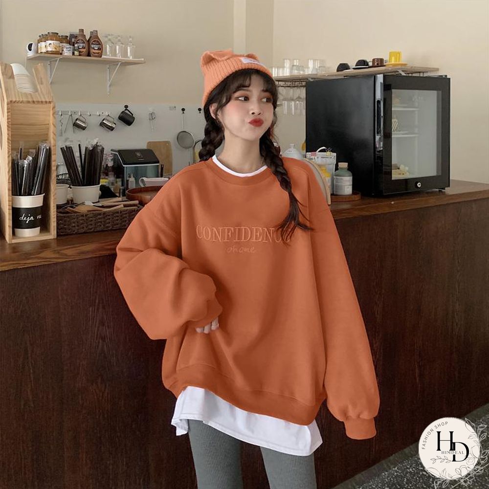 French Vintage Full Sleeve Sweatshirt Streetwear New Trendy Loose Fake Two Pullover 90S