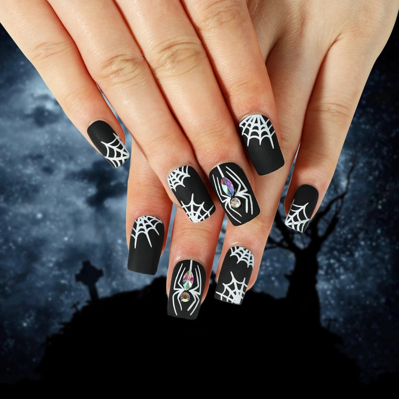 Halloween Cool Style Blood Stains Press-on Nails 1 Set