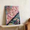 DIY Pearl Painting Ocean Fish for Home Wall Decor with Frame(40x30cm)