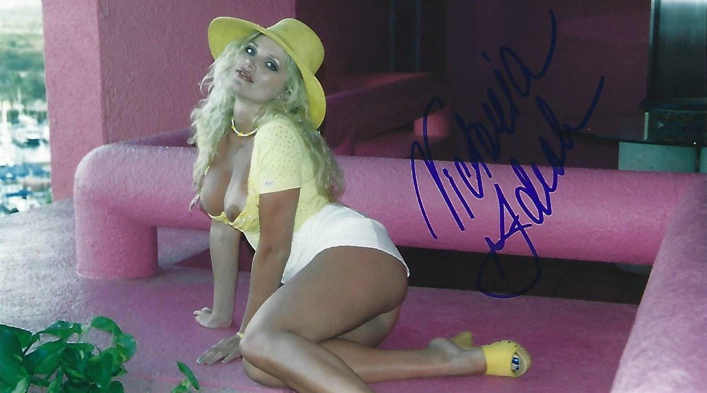 Victoria Zdrok Signed 4x7 Photo Poster painting BAS COA October 1994 Playboy Picture Autograph 3