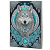 (US Local)DIY Special Shaped Wolf 50 Pages Diamond Painting Notebook Kit