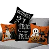 4 Set Happy Halloween Farmhouse Pillows Halloween Party Pillow Decorative Covers