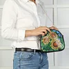DIY sunflower shaped diamond painting one-shoulder chain lady bag