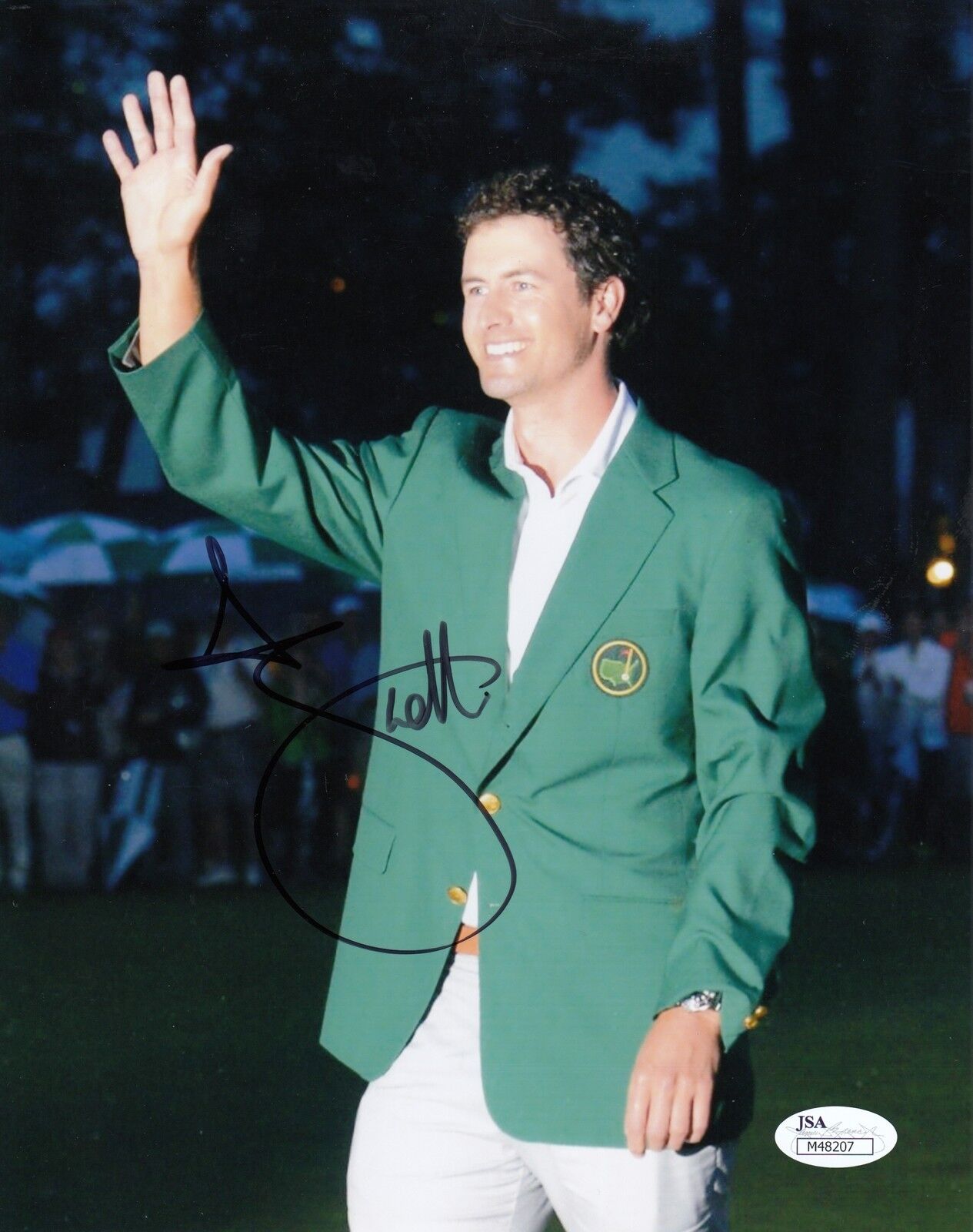 Adam Scott #0 8x10 Signed W/JSA Certification Golf 04118