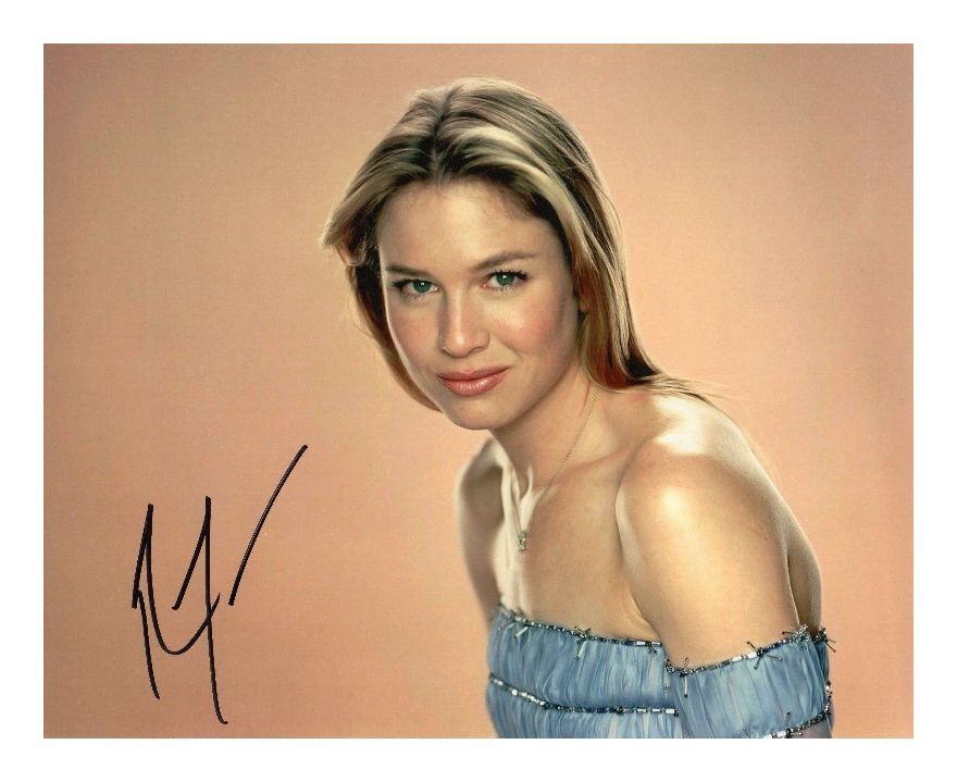RENEE ZELLWEGER AUTOGRAPHED SIGNED A4 PP POSTER Photo Poster painting PRINT 1