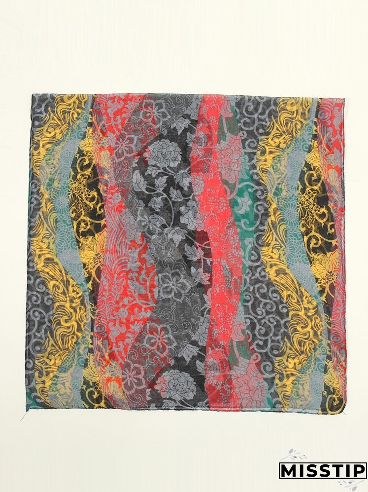 Flower Print Scarf