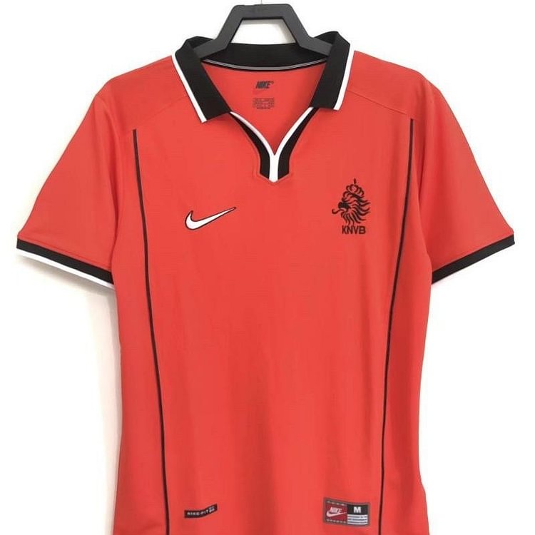 Netherlands 1998 Retro Home Football Jersey