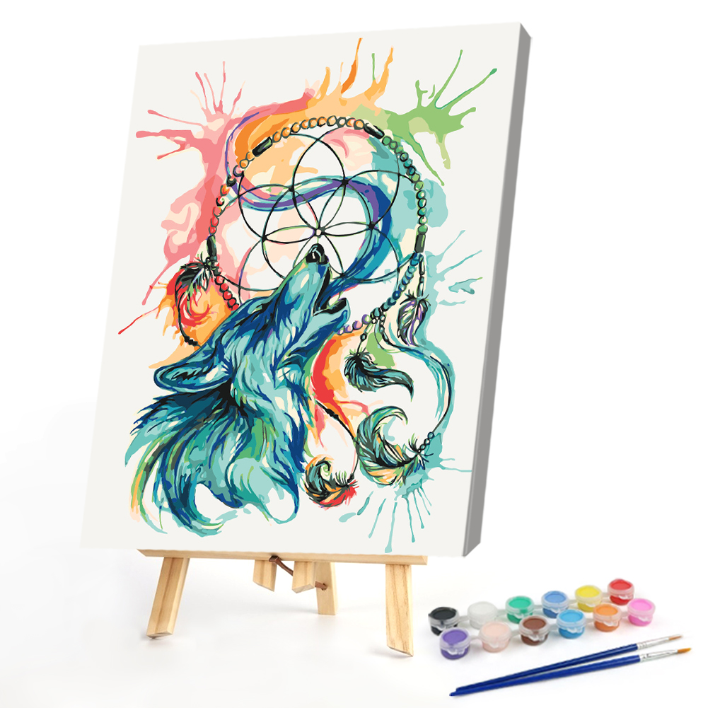 

40*50CM - Paint By Numbers - Animal Dreamcatche, 501 Original