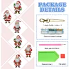 6PCS Diamond Painting Double Sided Santa Diamond Art Ornament