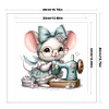 Sewing Mouse-11CT Stamped Cross Stitch 40*40cm/15.75*15.75in tapestrymarket
