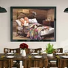 Diamond Painting-DIY Full Round Drill Old Couple(50*40cm)