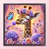 Giraffe-11CT Stamped Cross Stitch 40*40cm tapestrymarket