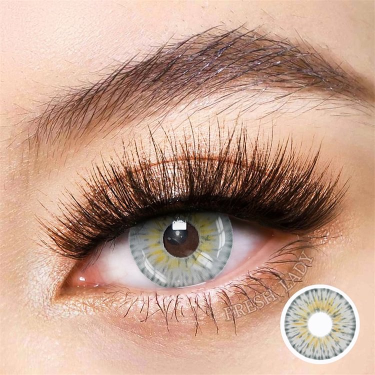 Freshlady New New York Gogh Gray Colored Contact Lenses