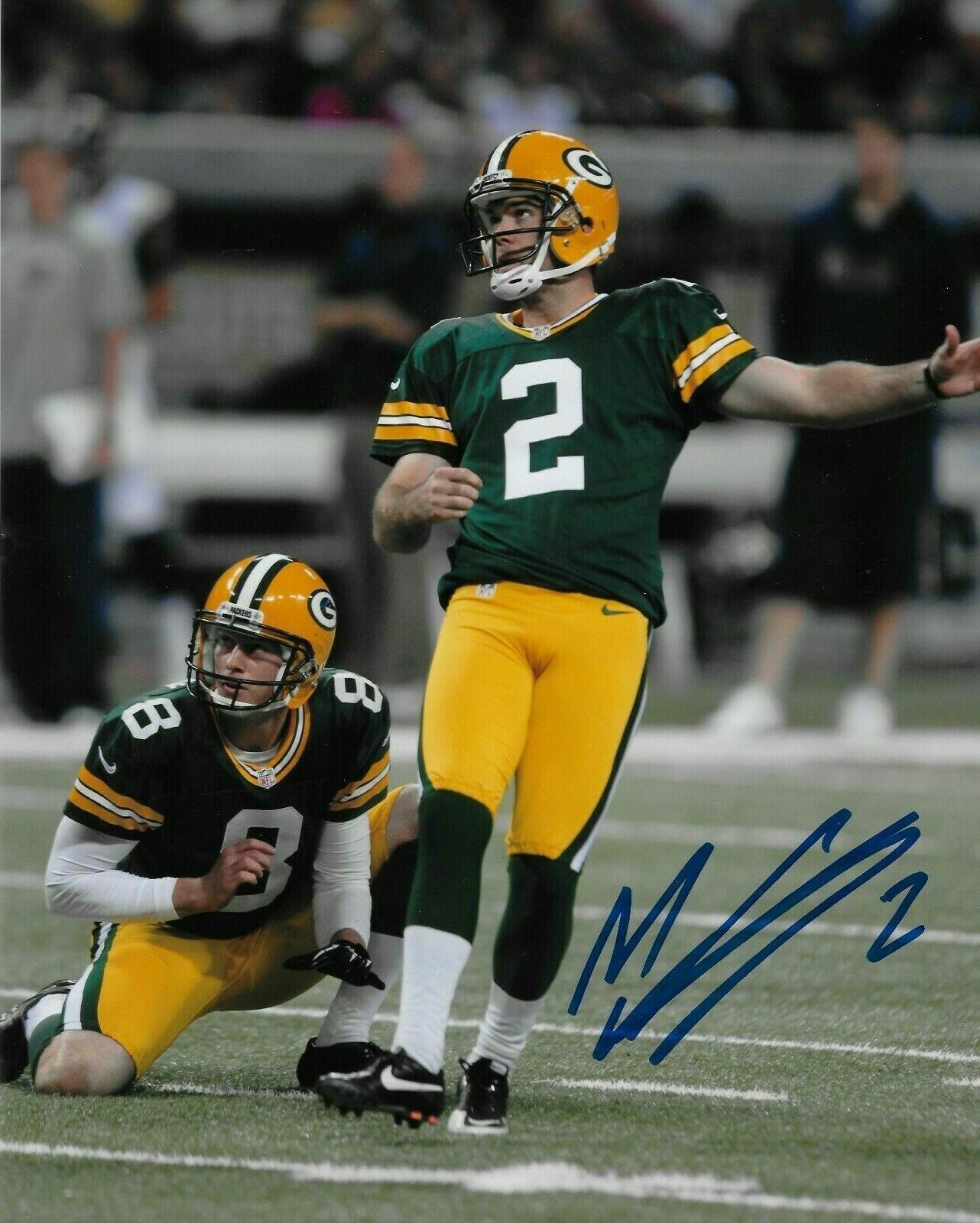 Mason Crosby Autographed Signed 8x10 Photo Poster painting ( Packers ) REPRINT