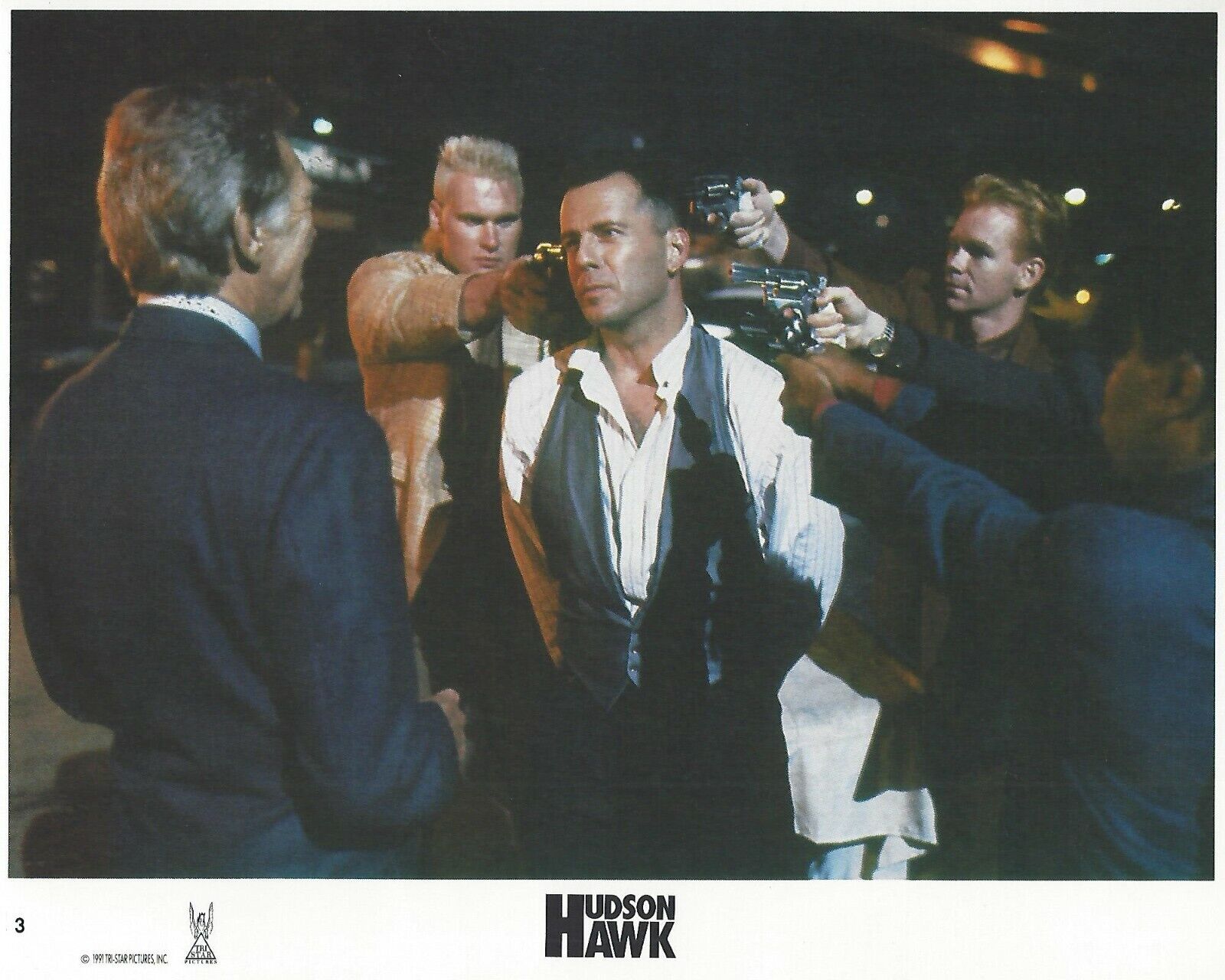 Hudson Hawk Original 8x10 Lobby Card Poster 1991 Photo Poster painting #3 Bruce Willis