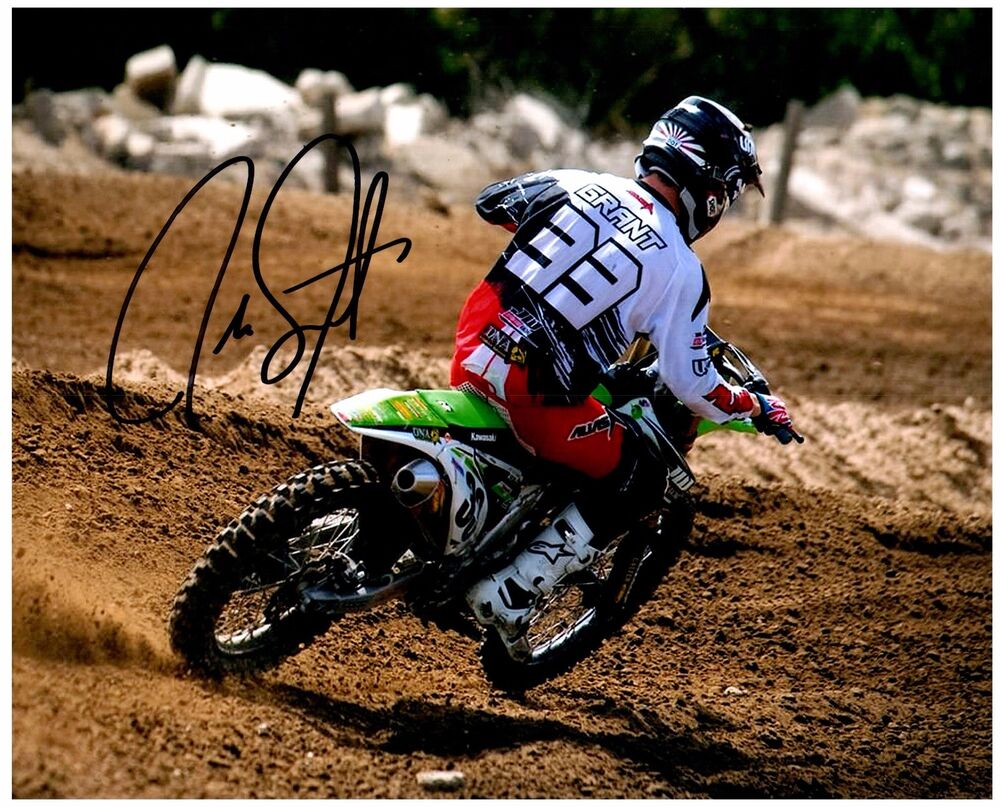 JOSH GRANT Signed Autographed SUPERCROSS Motocross 