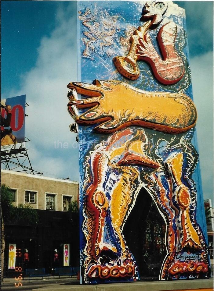 Public Street Art FOUND Photo Poster painting Color WEST HOLLYWOOD CALIFORNIA Original 05 20 D