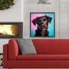 Diamond Painting-DIY Full Round Drill Dog(40*40 CM)