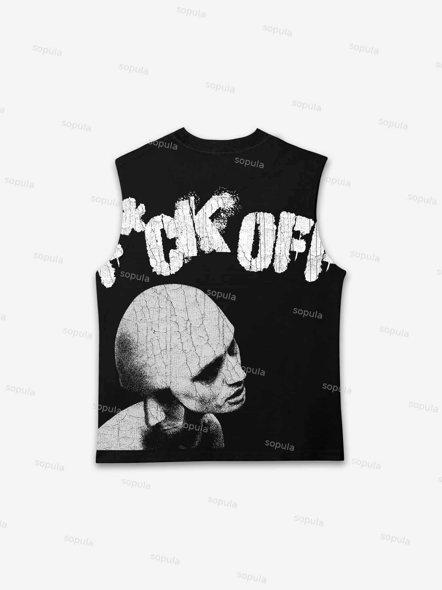 F*ck Off Portrait Graphic Tank Top - Sopula｜Premium Graphic Tees & Graphic Clothing