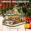 Christmas Train Diamond Dot Painting Ornament DIY Double Sided Acrylic