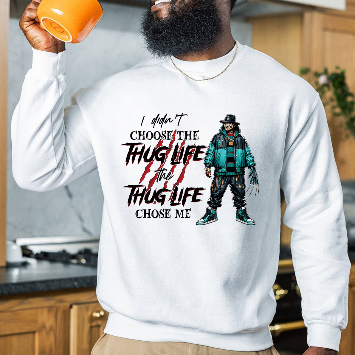 Loveyoufancy Thug Life Choose Me Horror Movie Shirt