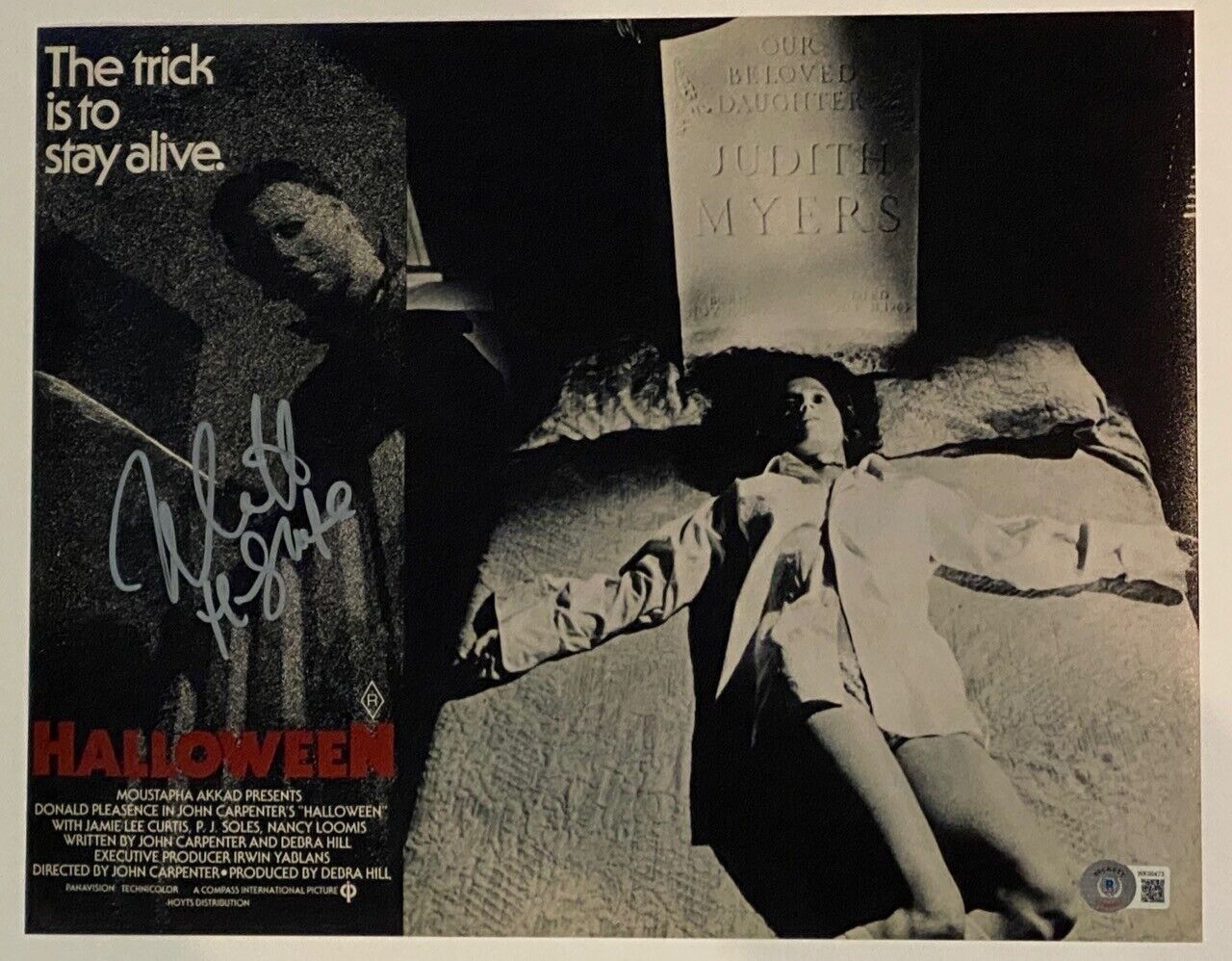 Nick Castle Signed Autographed 11x14 Photo Poster painting Halloween Michael Myers Beckett COA