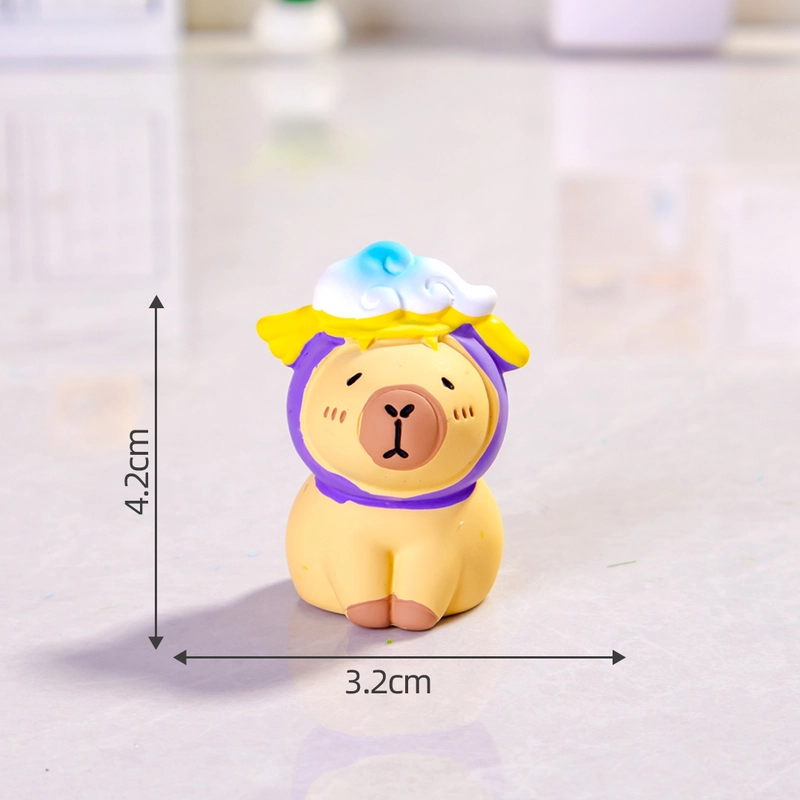 Animal Simulation Model Animal Capybara Resin Toys