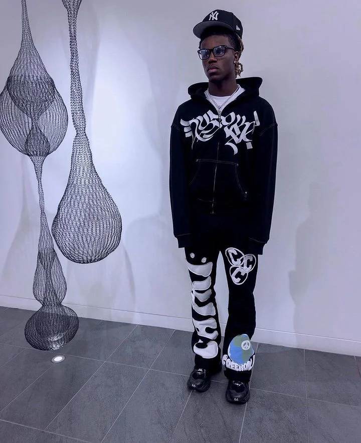 Aonga Baggy Hosen Y2k Harajuku Punk Pattern Patchwork Mens Pants Hip Hop Joggers Versatile Straight Trousers Casual Sports Streetwear aonga