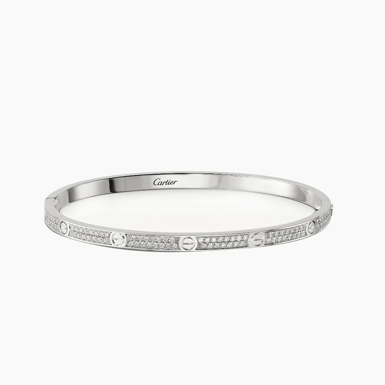 LOVE BRACELET, SMALL MODEL, PAVÉ