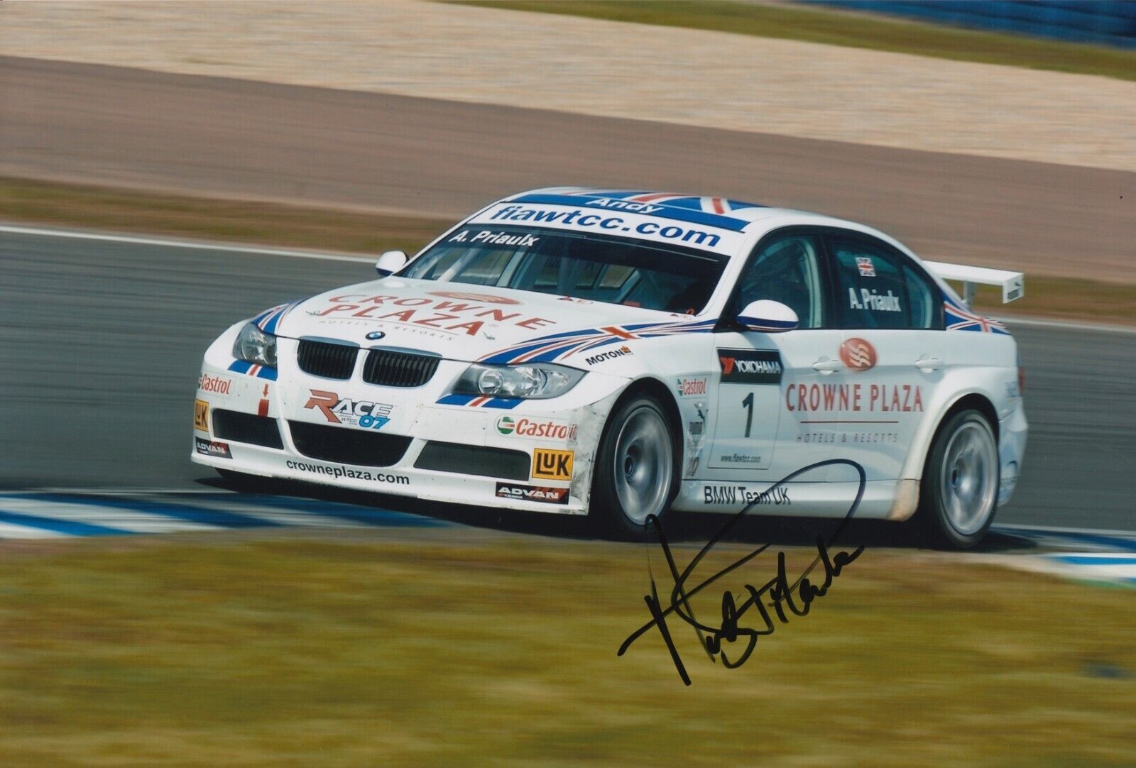 Andy Priaulx Hand Signed 12x8 Photo Poster painting - Touring Cars Autograph 1.