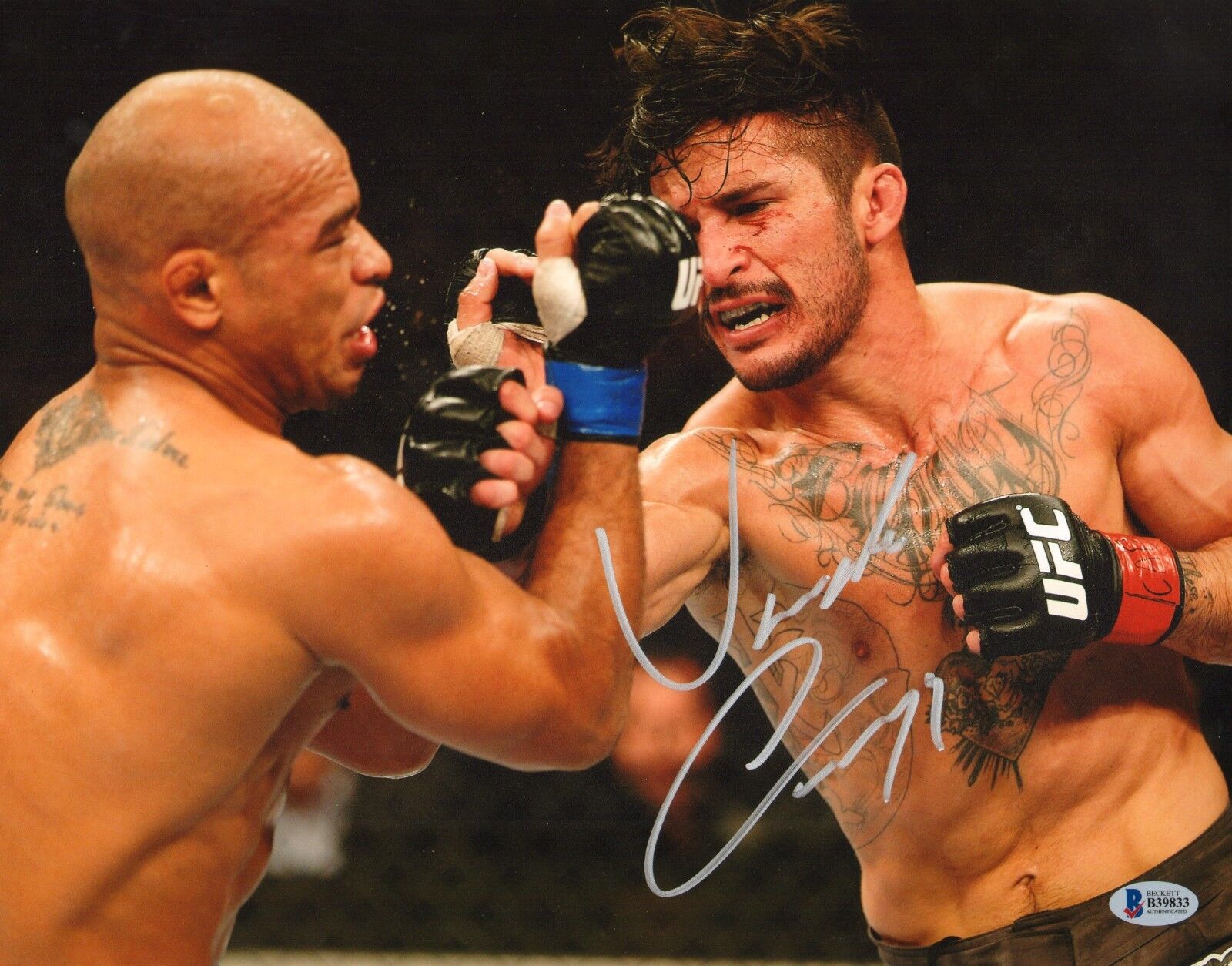 Ian McCall Signed 11x14 Photo Poster painting BAS Beckett COA UFC 163 v Santos Picture Autograph