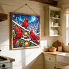 Aurora Cardinals DIY 11CT Stamped Cross Stitch Kit 40*40cm
