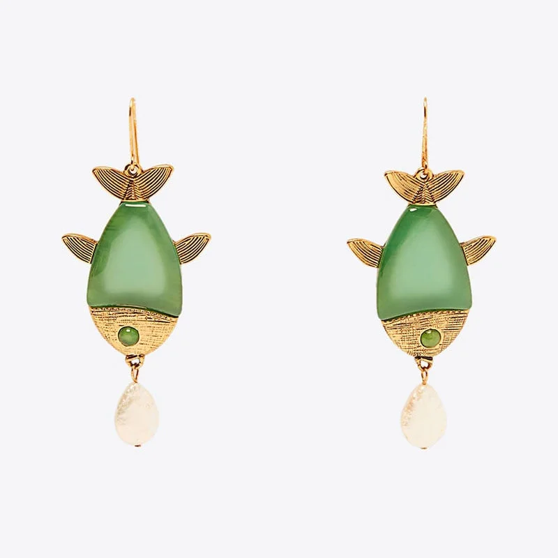 Dvacaman 2020 New Vintage Beaded Feldspar Drop Earrings for Women Boho Handmade Flower Rose Beads Tassel Earrings Dangle Jewelry