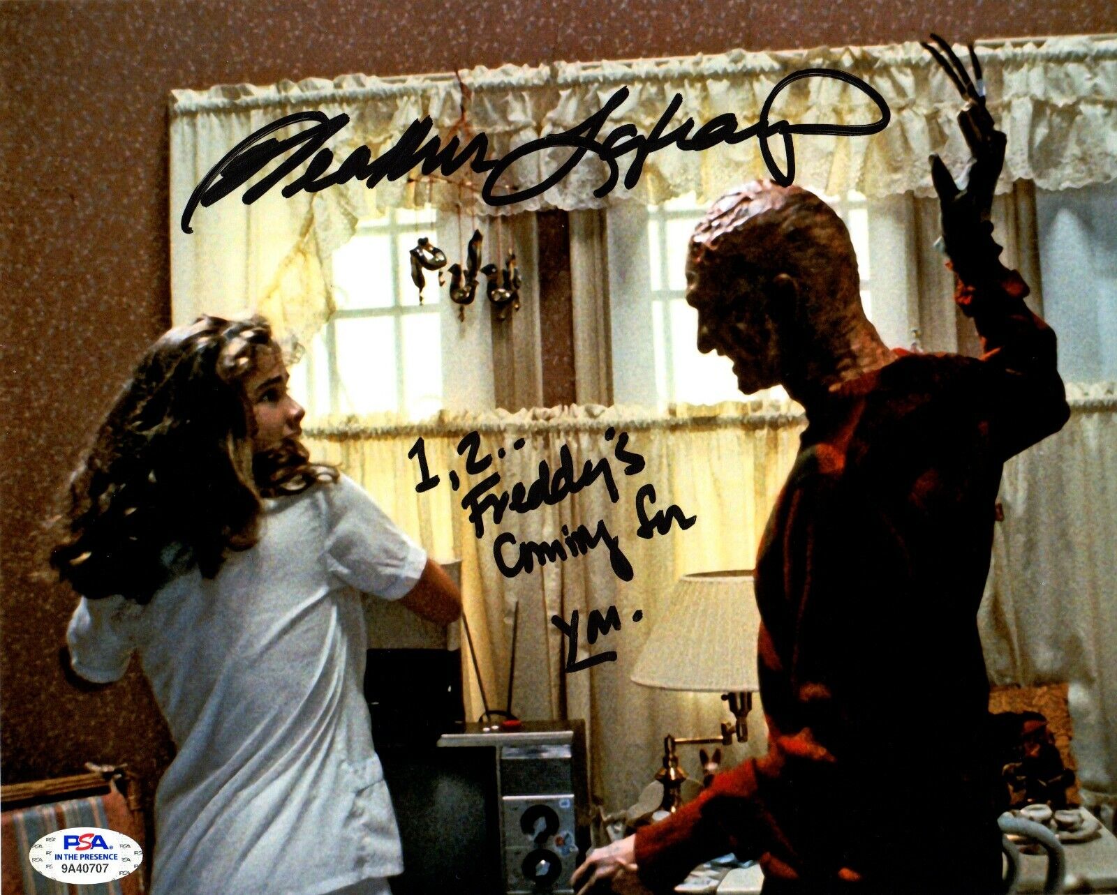 Heather Langenkamp autograph signed inscribed 8x10 Photo Poster painting Nightmare on Elm St PSA