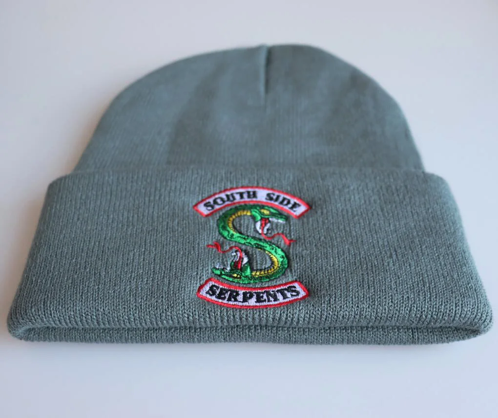 Riverdale Southside Serpents Beanie Embroidered Knit Hat