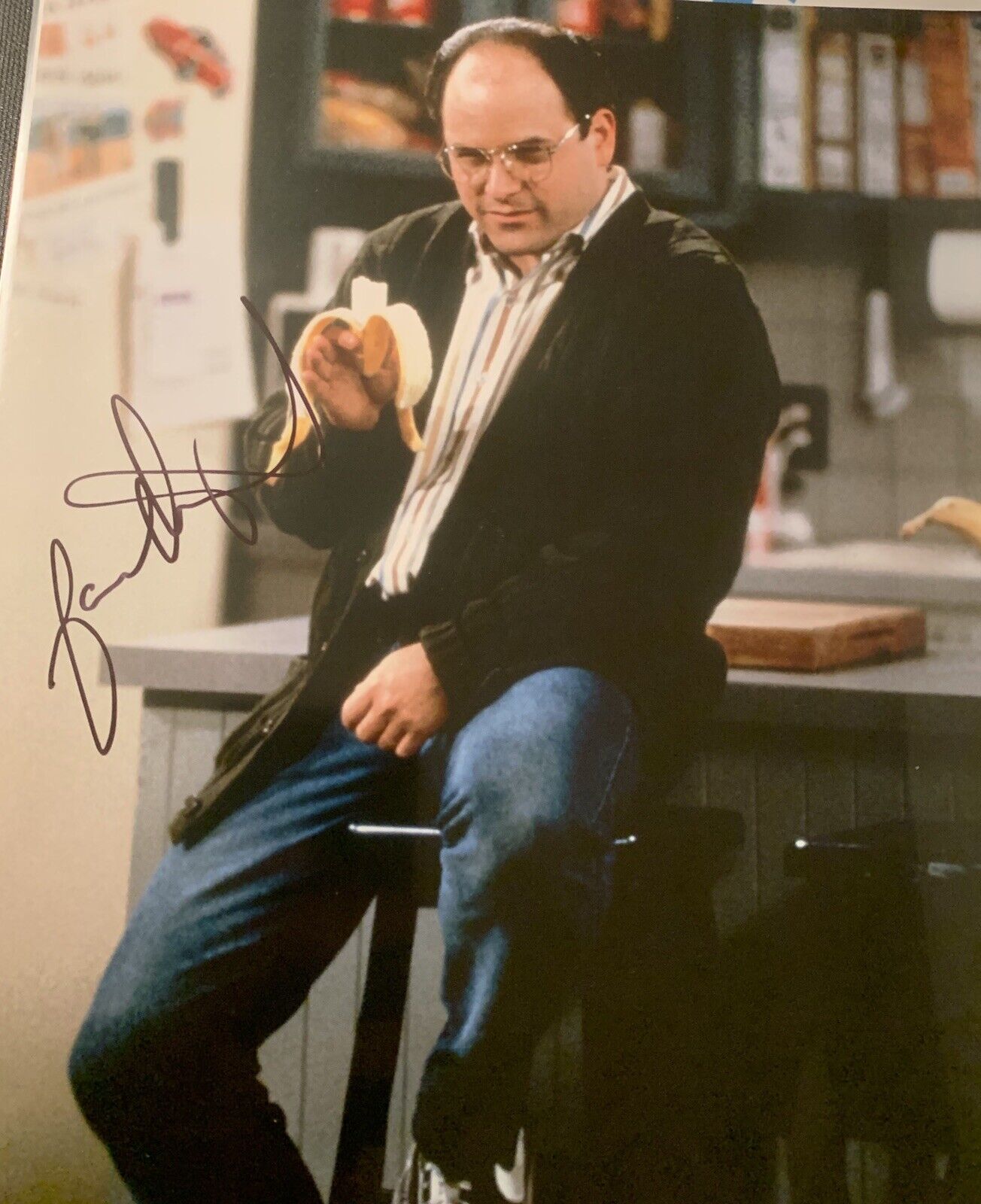 JASON ALEXANDER SIGNED 8x10 Photo Poster painting Pic Auto Seinfeld