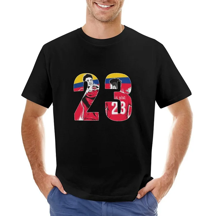 Luis Diaz #23 Inspired Football Culture Men's T-shirt	
