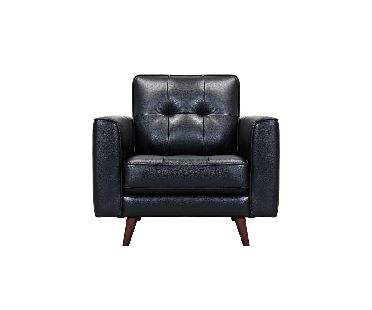 Turner Leather Chair Black MS5003 - Scandinavian Designs (49139211632934)