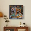 Tiger - speziell geformte Diamantmalerei - 30 * 30cm