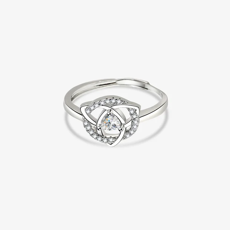 Irish By Blood American By Birth Patriot By Choice Celtic Knot Ring
