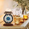 Mandala en bois - Bougeoir bricolage 5d