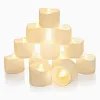 Confession Simulation LED Flameless Candle Flashing Tea Light 12 Pieces