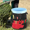 Yuecoom Bucket Tool Bag Organizer Multipurpose 42 Pockets 5 Gallon Garden Bucket Bag Organizer Gardening Tools Holder Bucket Caddy