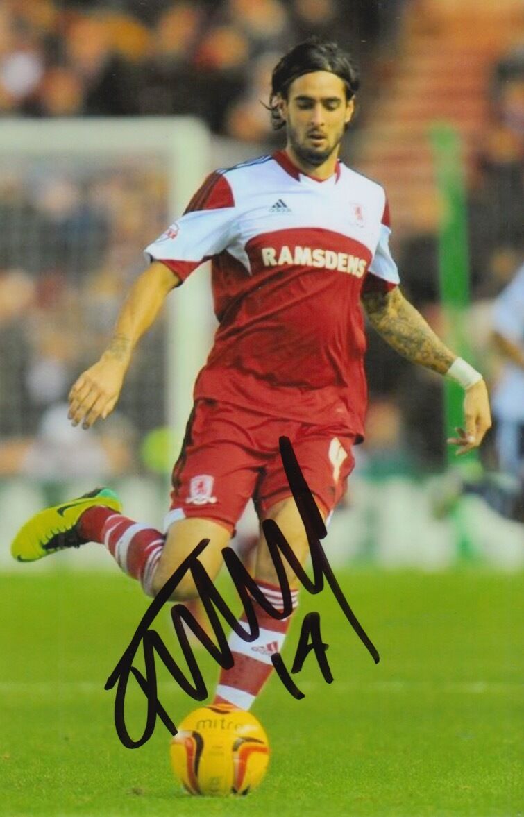 MIDDLESBROUGH HAND SIGNED RHYS WILLIAMS 6X4 Photo Poster painting 1.