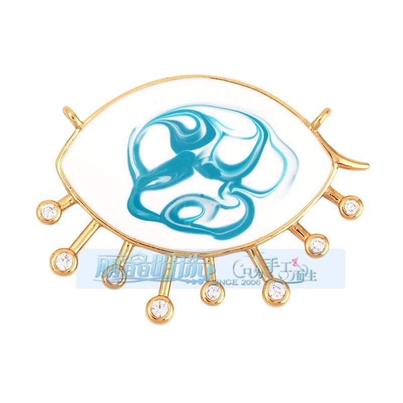 1 Piece Copper Devil’s Eye Pendant Jewelry Accessories