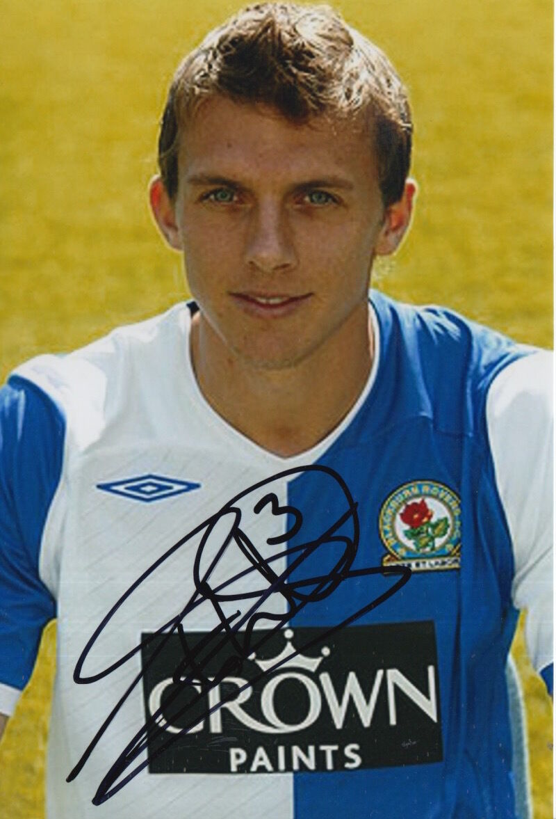 BLACKBURN ROVERS HAND SIGNED STEPHEN WARNOCK 6X4 Photo Poster painting 2.