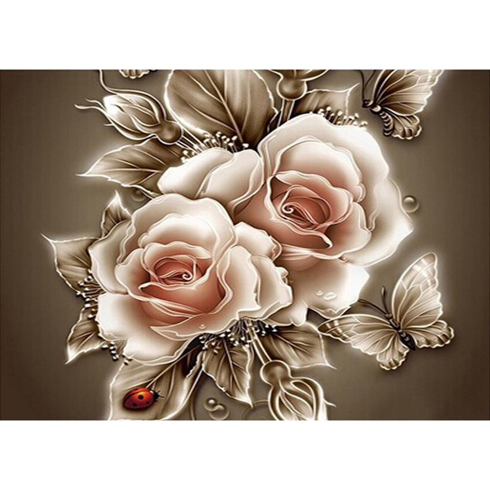 

Golden Rose - Square Drill Diamond Painting - 50*40CM, 501 Original