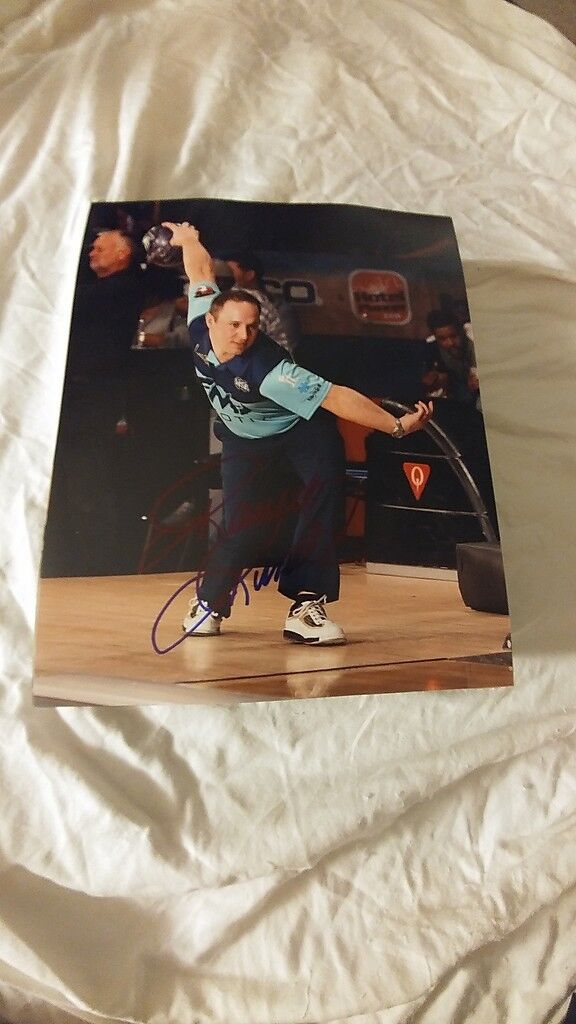 RONNIE RUSSELL PBA PRO BOWLER SIGNED AUTOGRAPHED 8X10 Photo Poster painting W/COA 5